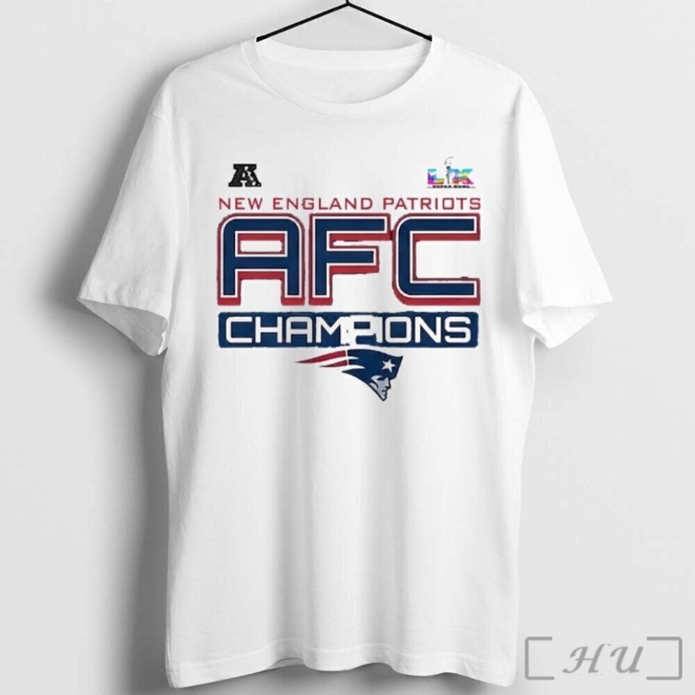 New England Patriots 22 Afc Champions Premium T Shirt .